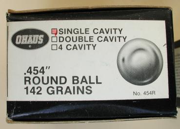 .454 / 11,53mm Ohaus Einzelkokille aus Stahl  (alter Preis 146,00 €)